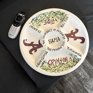 Magnolia Lane University of Alabama multi space platter